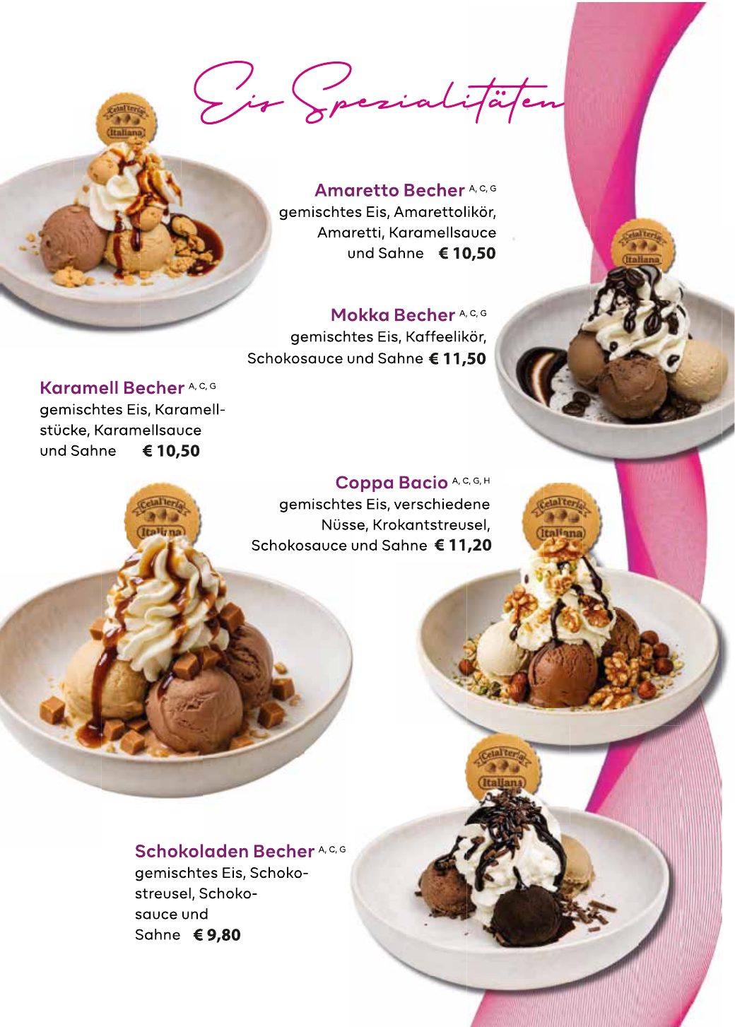 Eiskarte ALPZ Gelato & Cafe – Seite 11