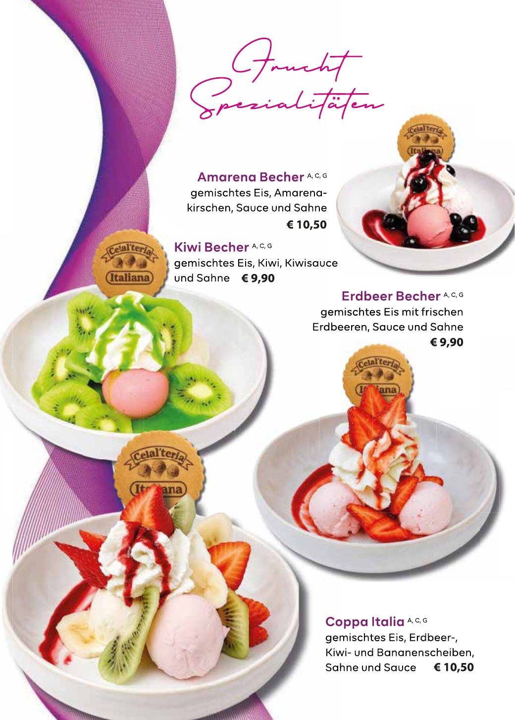 Eiskarte ALPZ Gelato & Cafe – Seite 8