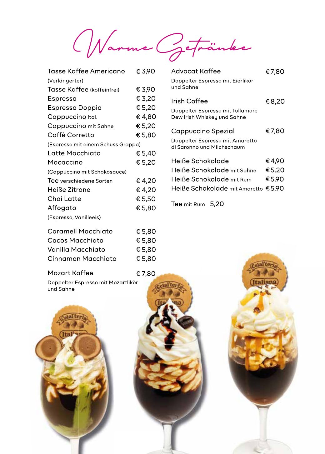 Eiskarte ALPZ Gelato & Cafe – Seite 21