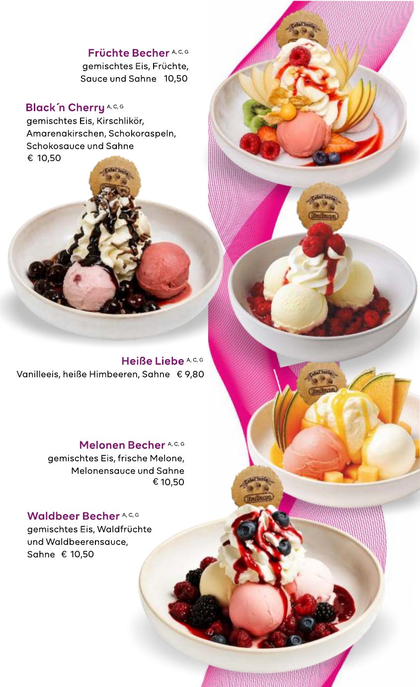 Eiskarte ALPZ Gelato & Cafe – Seite 9